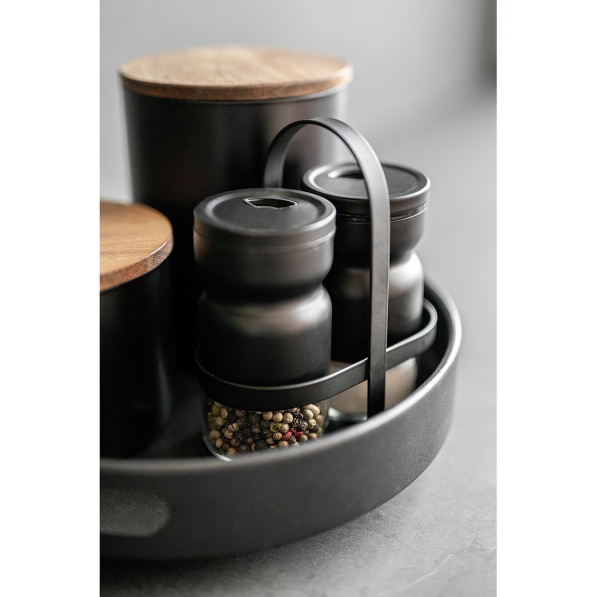 Tabuleiro Wenko Susie 55098100 Preto Redondo